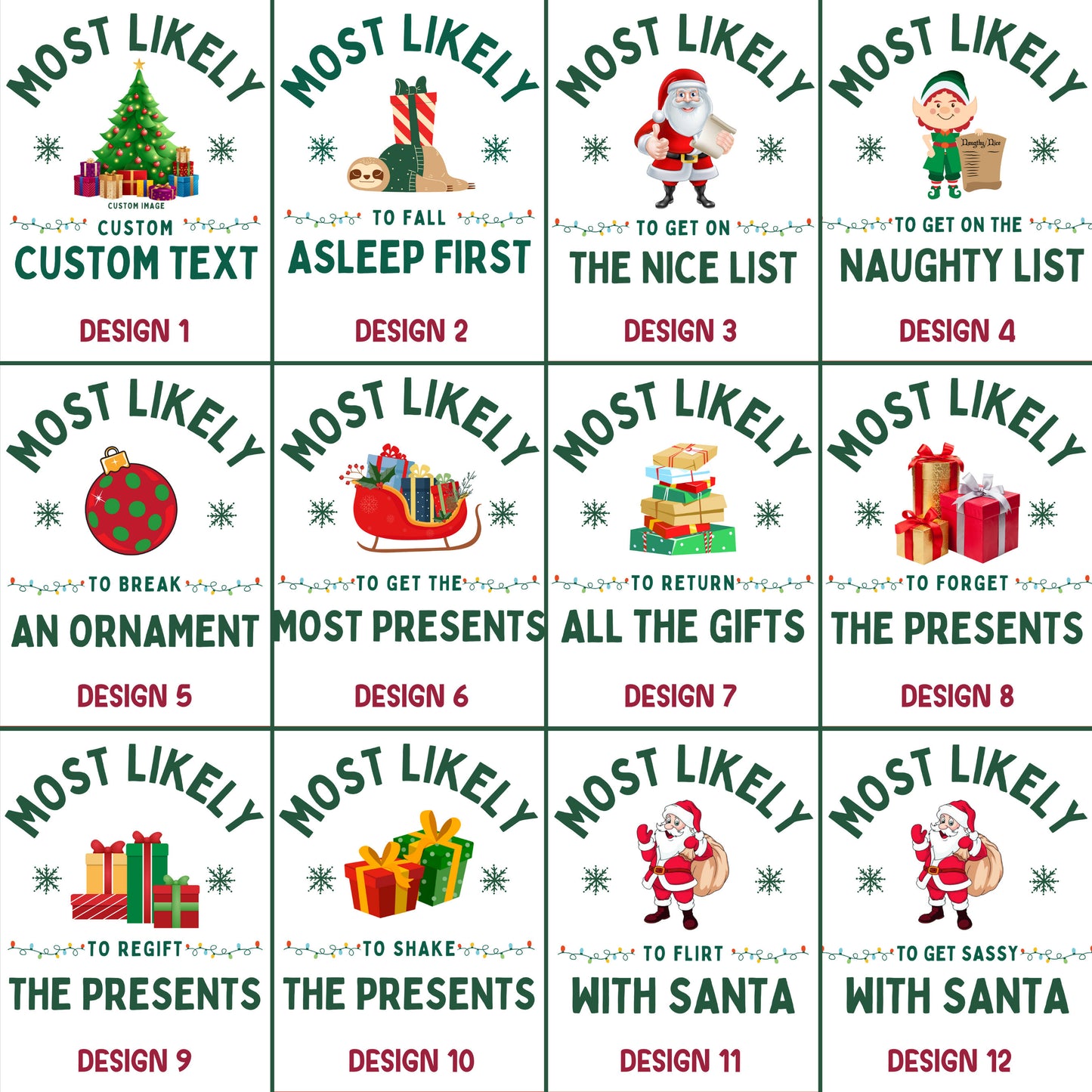 Custom Christmas Shirts for Family & Groups