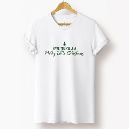 Minimalist 'Have Yourself a Merry Little Christmas' T-Shirt