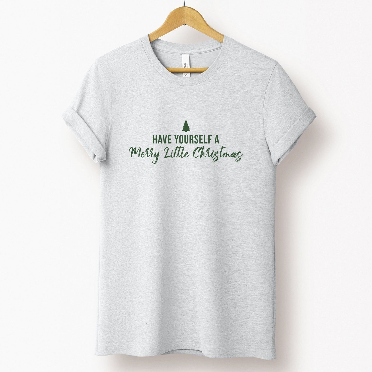 Minimalist 'Have Yourself a Merry Little Christmas' T-Shirt